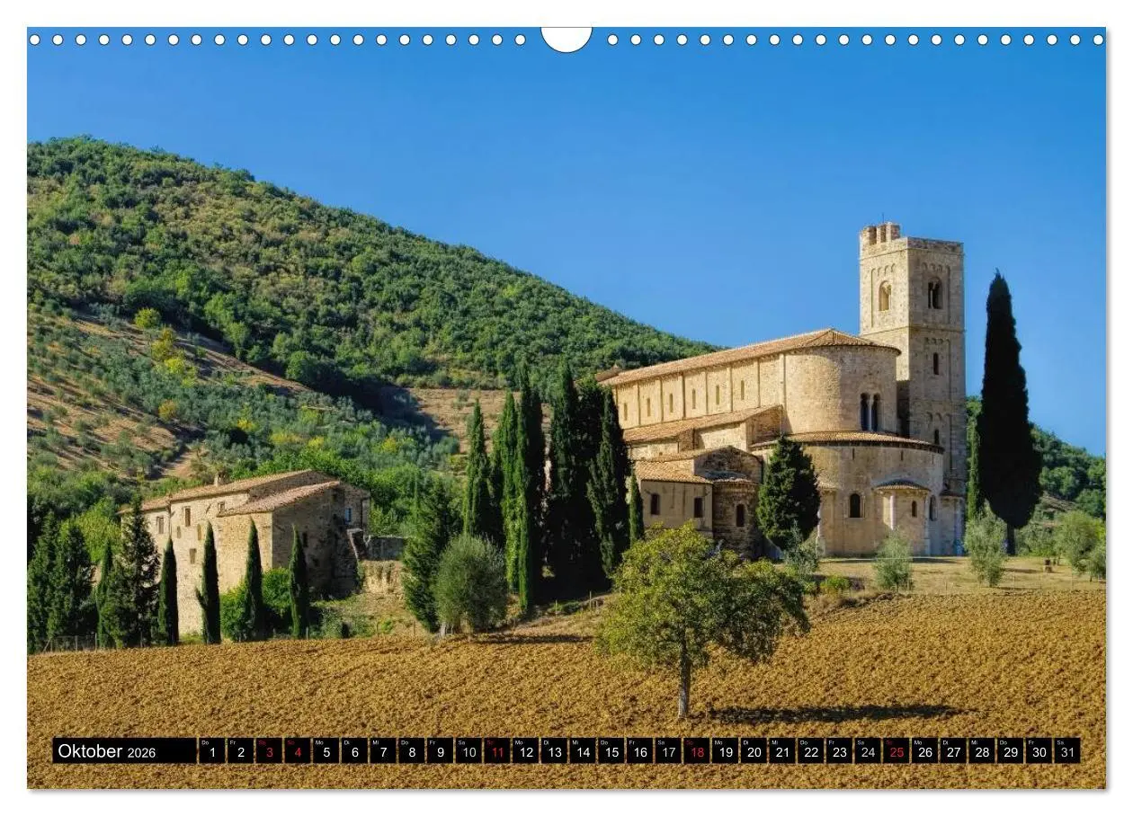 Bild: 9783516065985 | Kirchen in Italien (Wandkalender 2026 DIN A3 quer), CALVENDO...