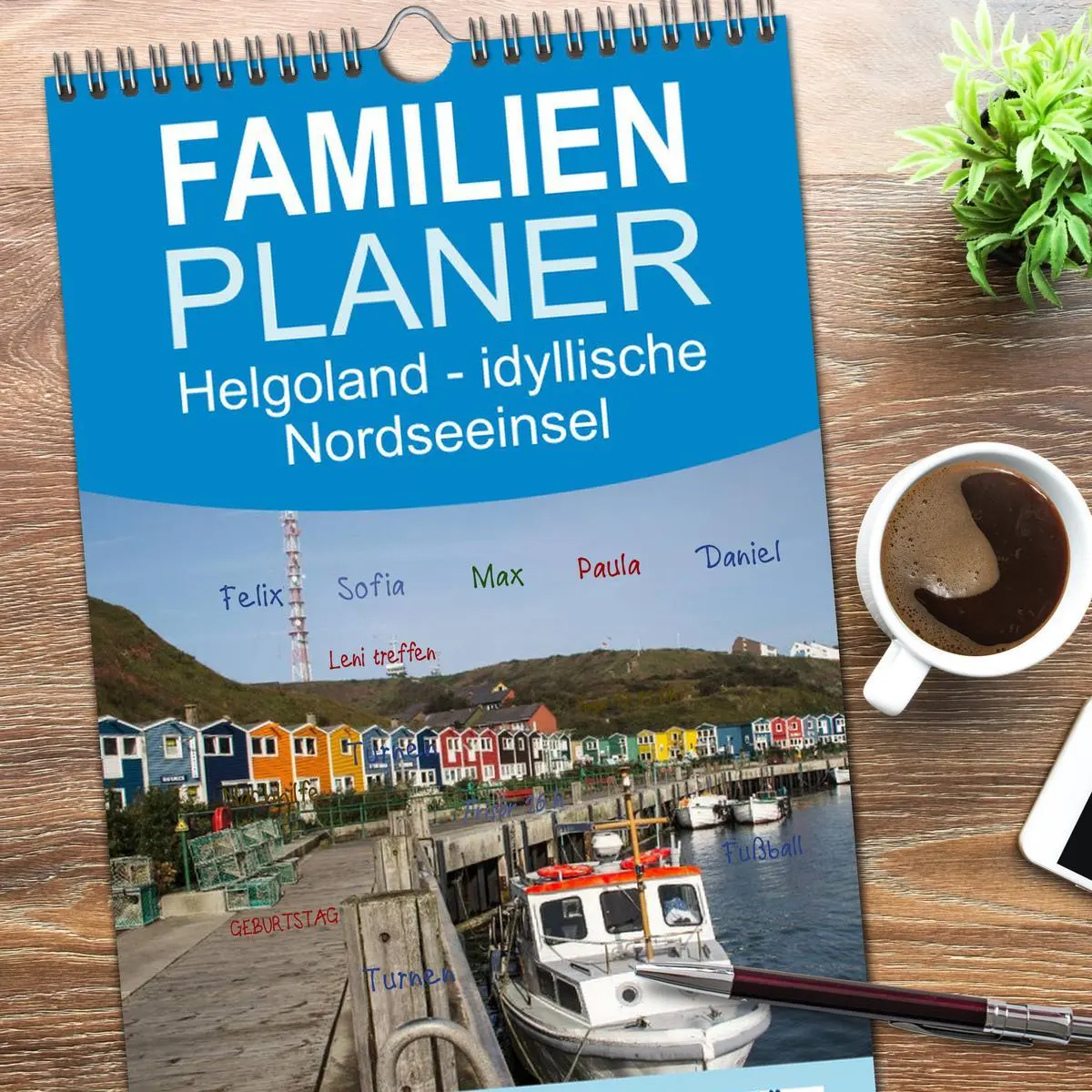 Bild: 9783516515985 | Familienplaner 2026 - Helgoland - idyllische Nordseeinsel mit 5...