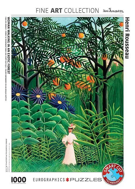 Bild: 628136656085 | Woman in an Exotic Forest by Henri Rousseau (Puzzle) | Spiel | 2023