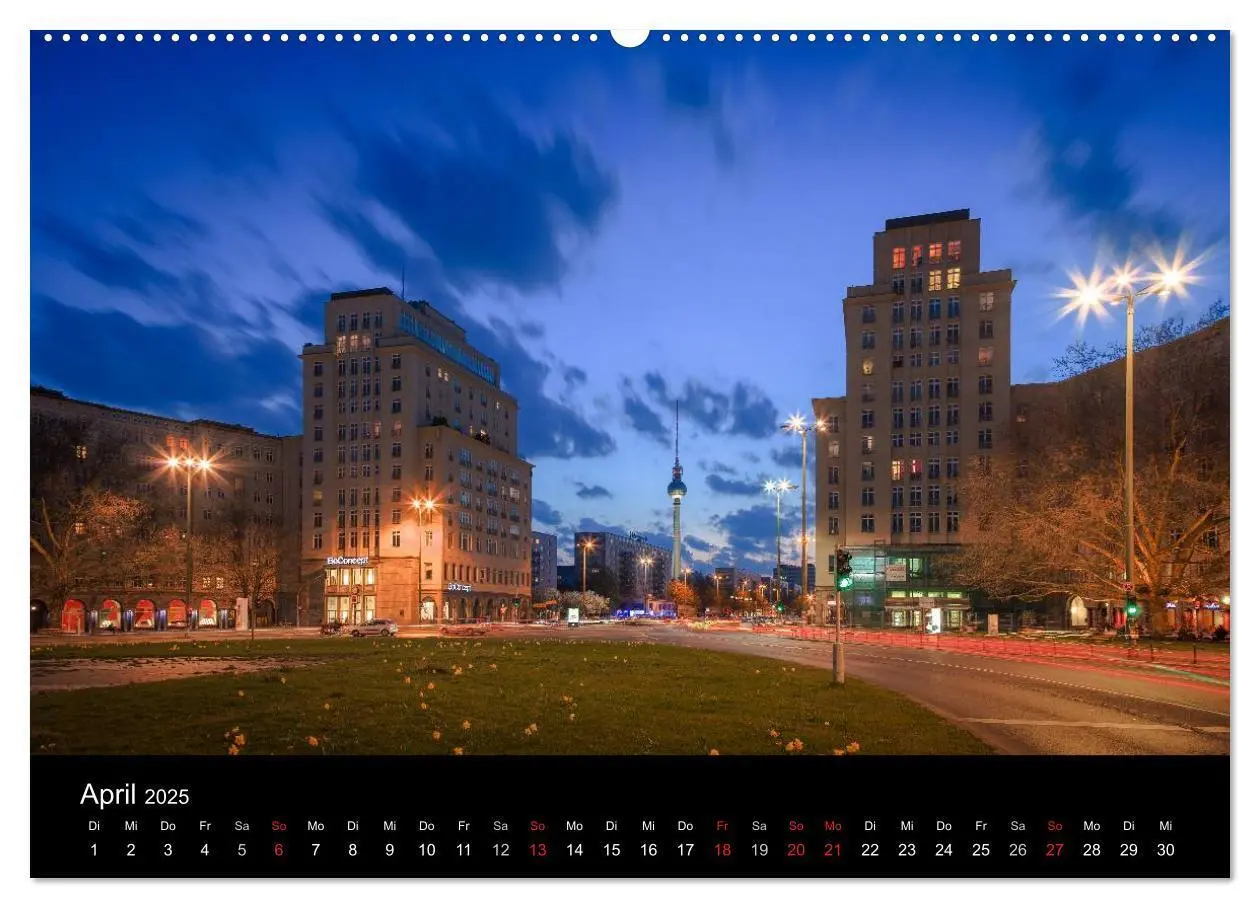Bild: 9783435606085 | Die Blaue Stunde in Berlin (Wandkalender 2025 DIN A2 quer),...