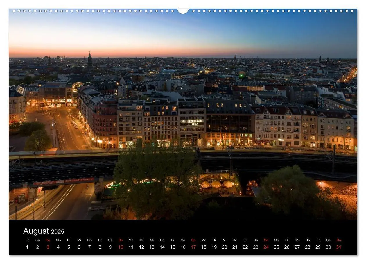 Bild: 9783435606085 | Die Blaue Stunde in Berlin (Wandkalender 2025 DIN A2 quer),...