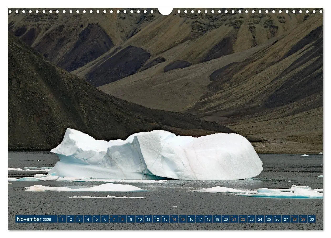Bild: 9783457486085 | Berge aus Eis (Wandkalender 2026 DIN A3 quer), CALVENDO Monatskalender