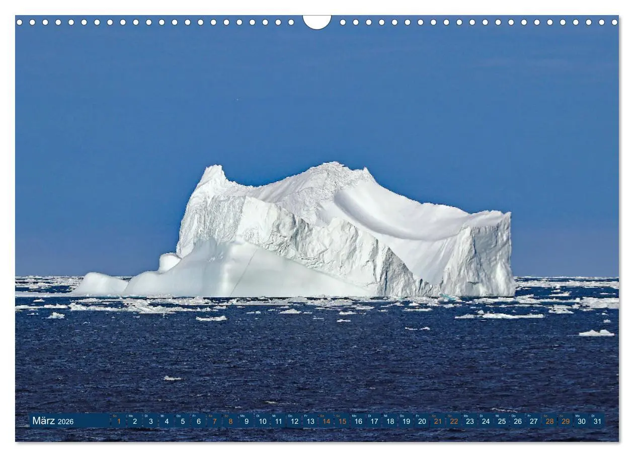 Bild: 9783457486085 | Berge aus Eis (Wandkalender 2026 DIN A3 quer), CALVENDO Monatskalender