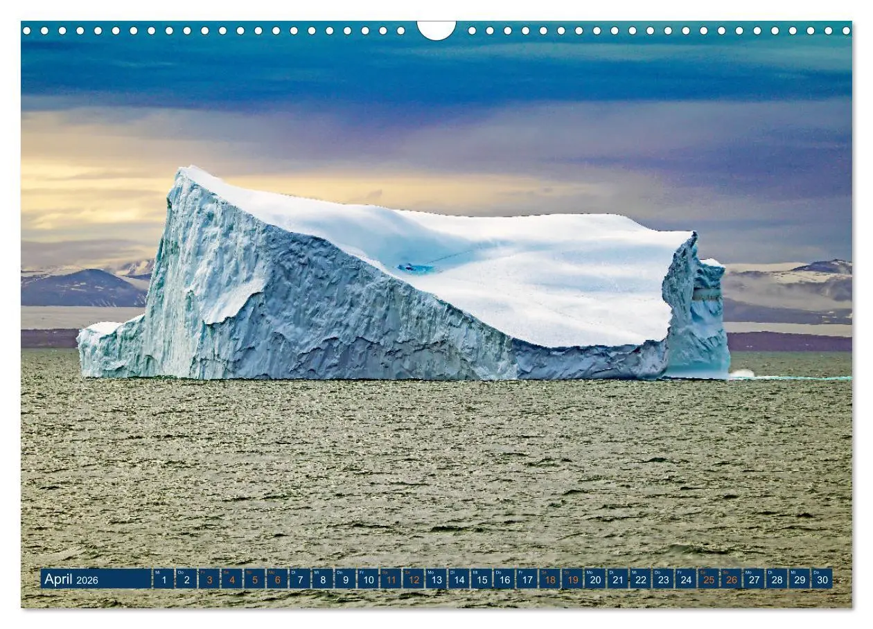 Bild: 9783457486085 | Berge aus Eis (Wandkalender 2026 DIN A3 quer), CALVENDO Monatskalender