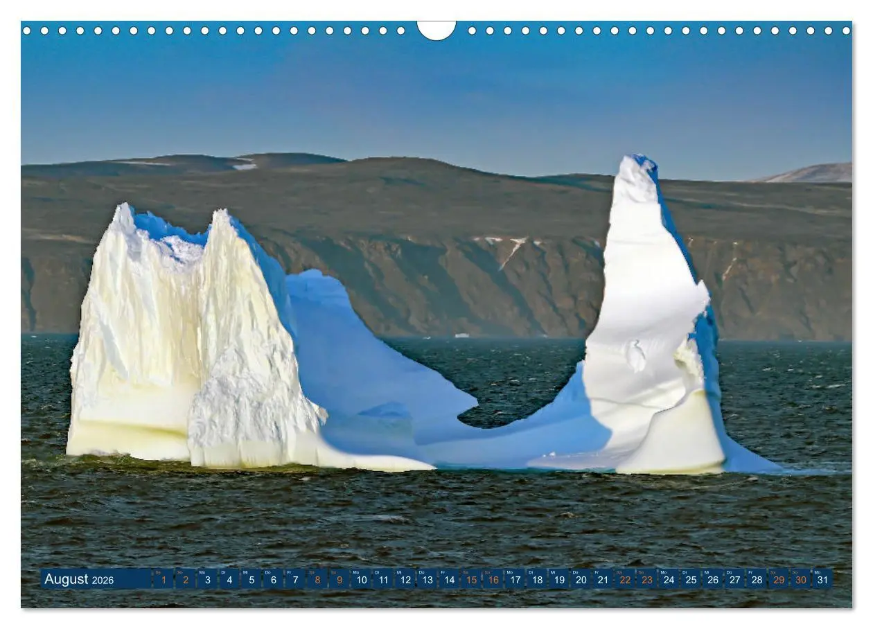 Bild: 9783457486085 | Berge aus Eis (Wandkalender 2026 DIN A3 quer), CALVENDO Monatskalender