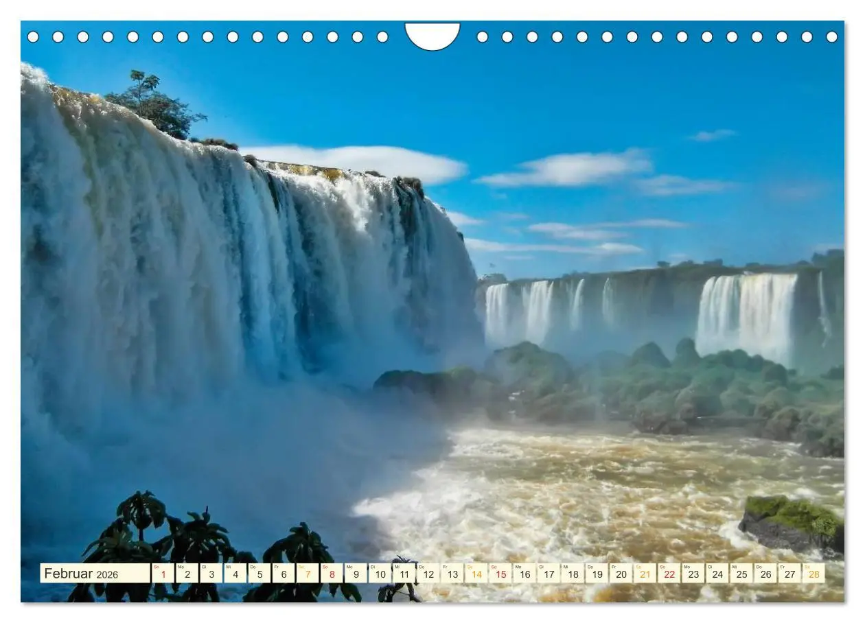 Bild: 9783516026085 | Iguazu Wasserfälle - Südamerika (Wandkalender 2026 DIN A4 quer),...