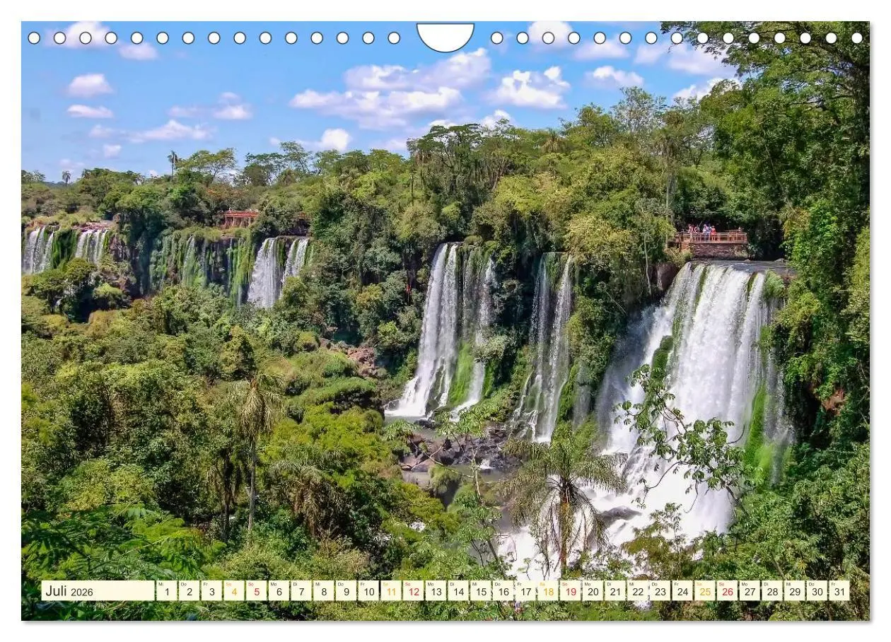 Bild: 9783516026085 | Iguazu Wasserfälle - Südamerika (Wandkalender 2026 DIN A4 quer),...