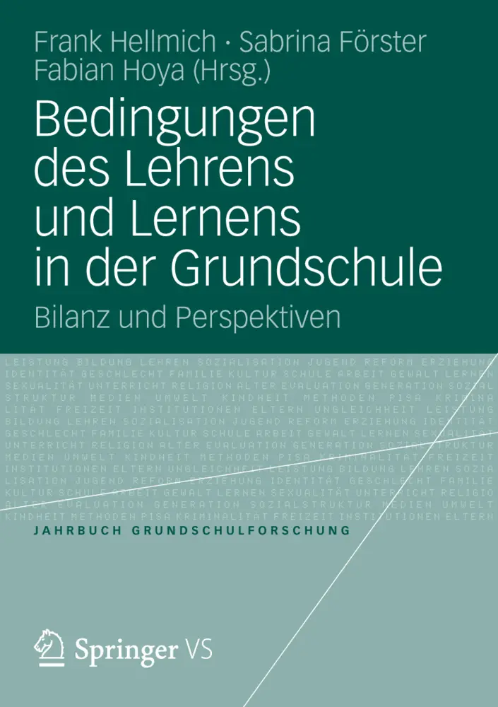 Cover: 9783531186085 | Bedingungen des Lehrens und Lernens in der Grundschule | Taschenbuch