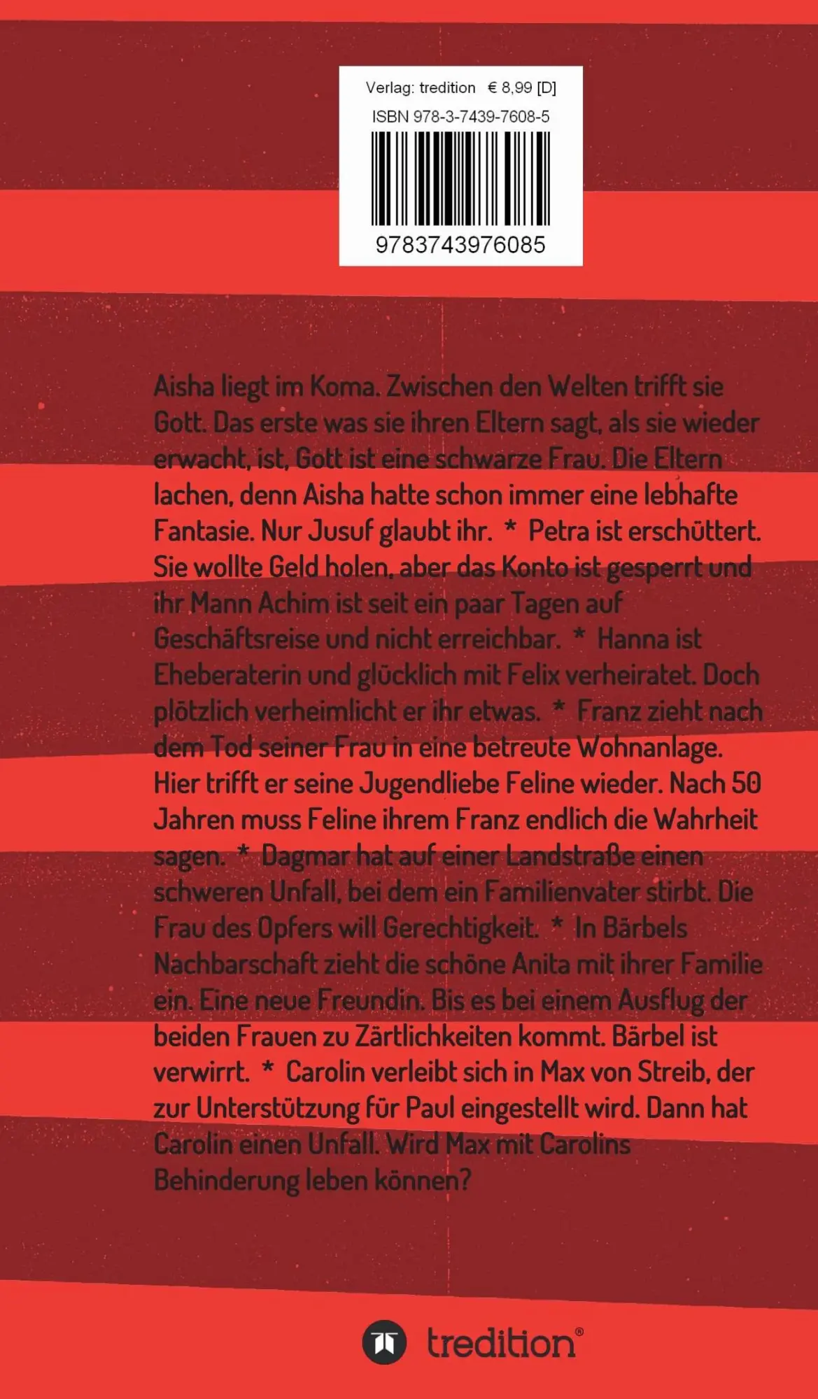 Rückseite: 9783743976085 | Gott ist eine schwarze Frau | und andere Kurzgeschichten | Marian
