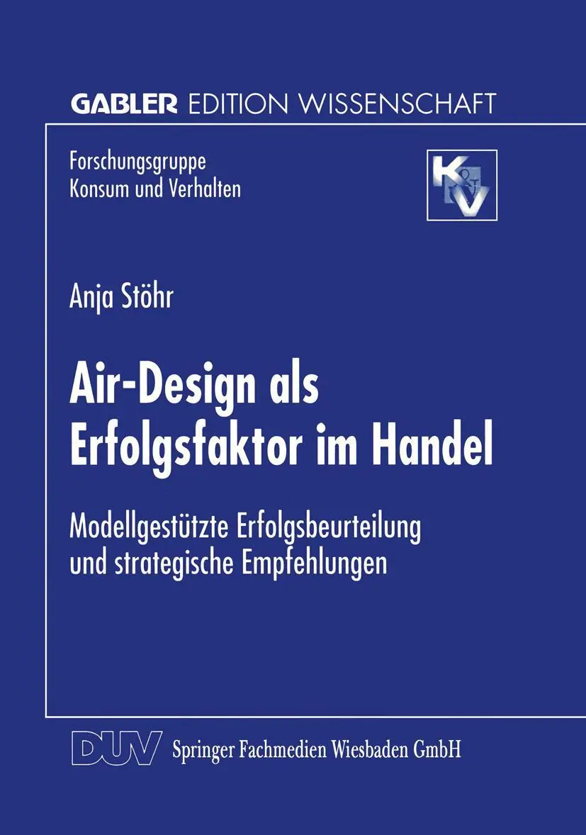 Cover: 9783824466085 | Air-Design als Erfolgsfaktor im Handel | Anja Stöhr | Taschenbuch