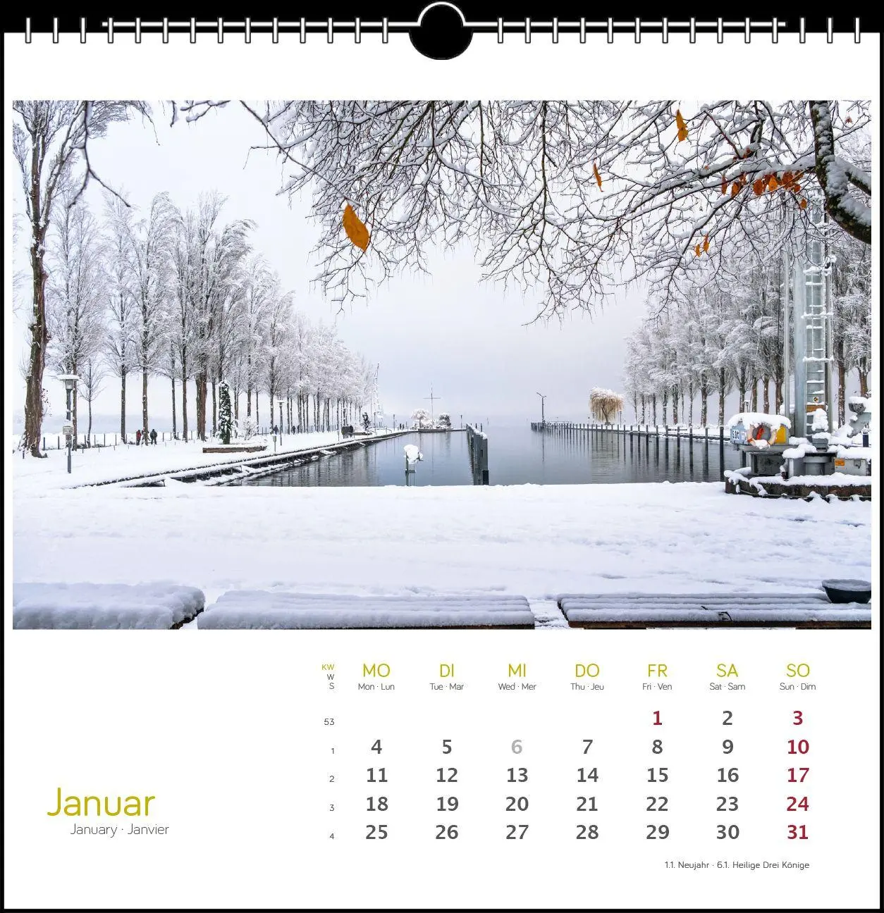Bild: 9783861926085 | Westlicher Bodensee 2027 | Postkarten-Tischkalender | Frank Herkner