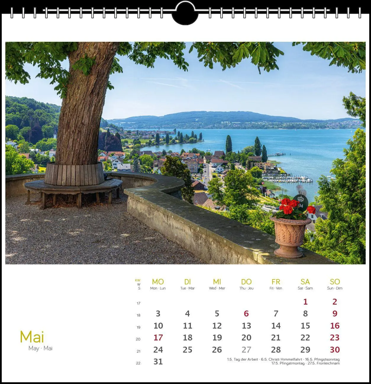 Bild: 9783861926085 | Westlicher Bodensee 2027 | Postkarten-Tischkalender | Frank Herkner