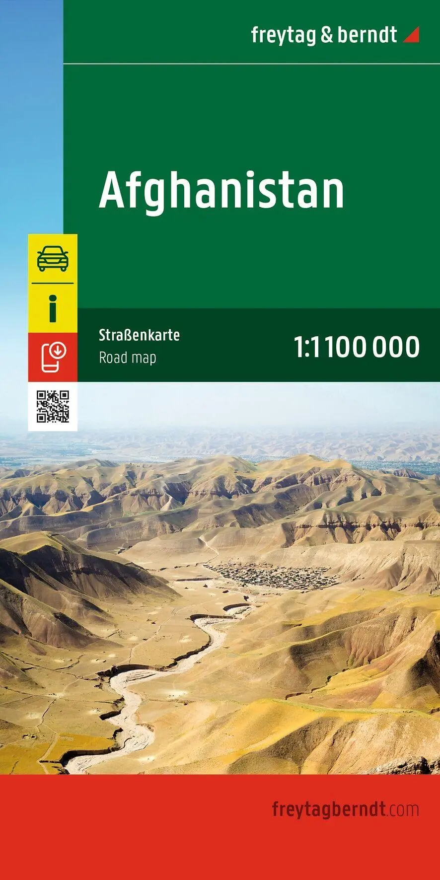 Cover: 9783991546085 | freytag &amp; berndt Straßenkarte Afghanistan 1:1,1 Mio. | (Land-)Karte
