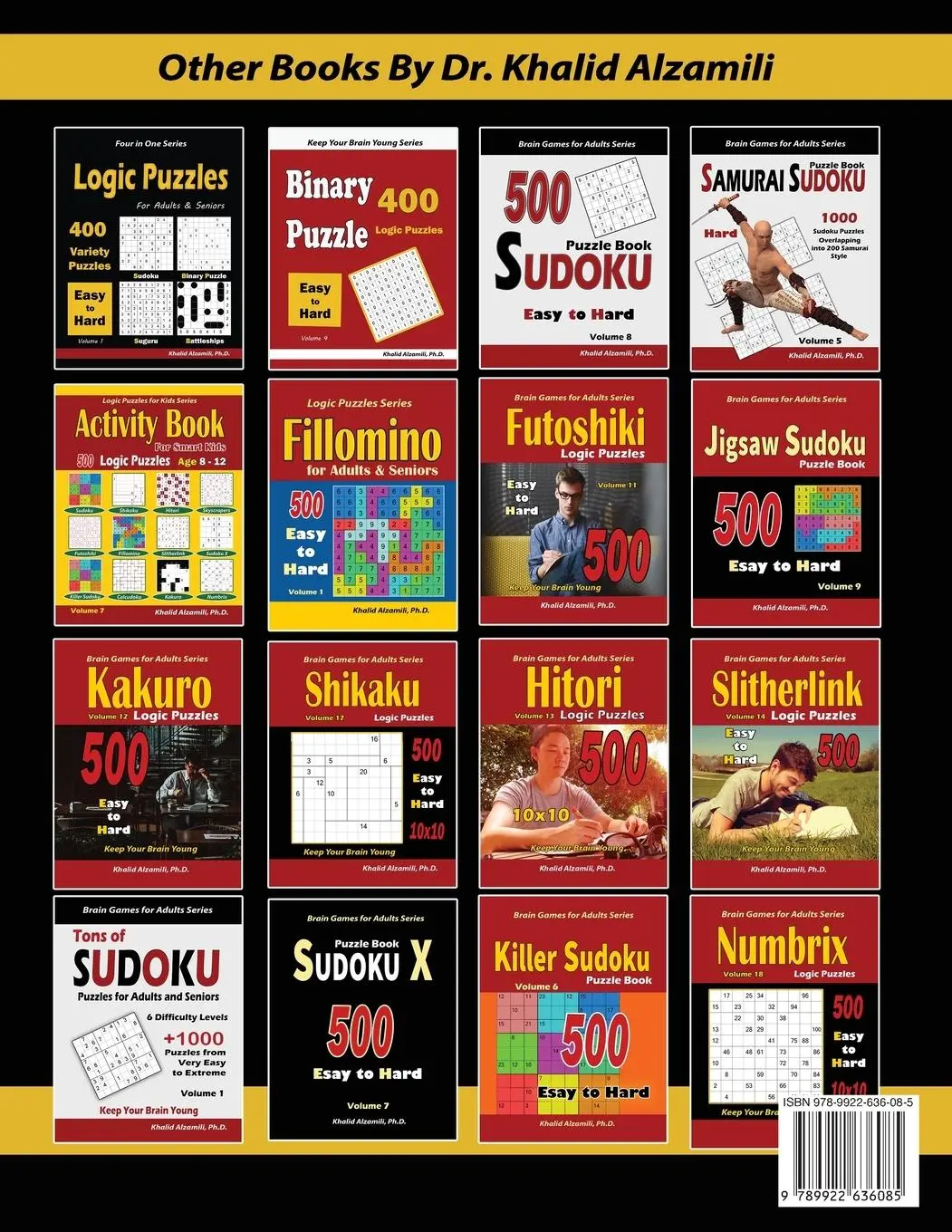 Rückseite: 9789922636085 | Medium Logic Puzzles &amp; Brain Games for Adults | Khalid Alzamili | Buch