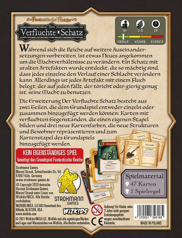 Bild: 4270001356185 | Fantastische Reiche - Der Verfluchte Schatz (Spiel) | Bruce Glassco