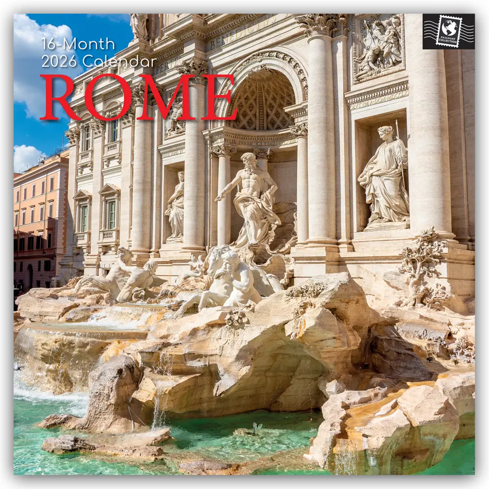 Cover: 9781836226185 | Rome - Rom 2026 - 16-Monatskalender | Gifted Stationery Co. Ltd | 2026