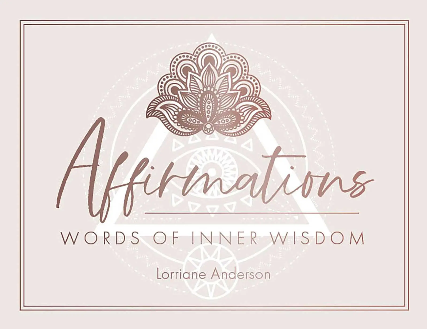 Cover: 9781925946185 | Affirmations | Words of Inner Wisdom | Lorriane Anderson | Englisch