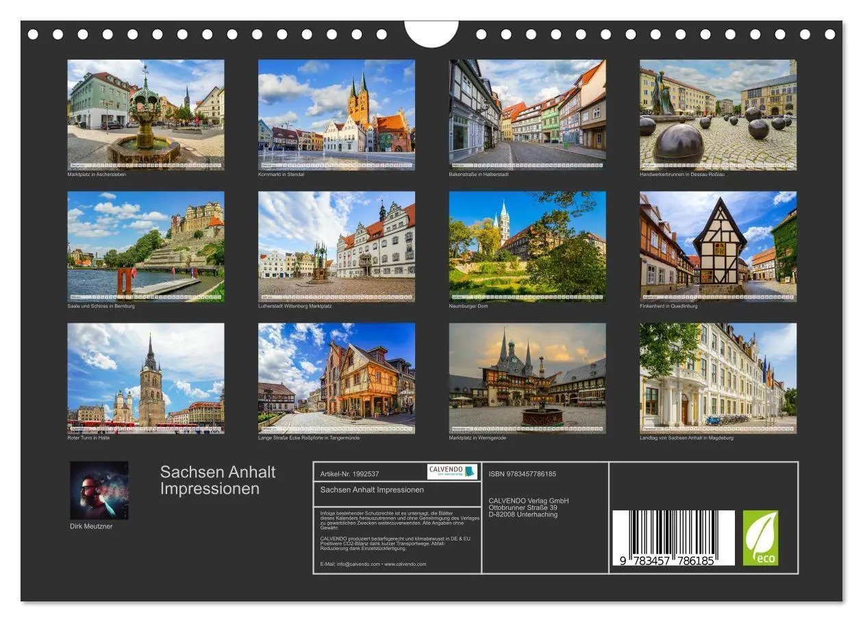 Bild: 9783457786185 | Sachsen Anhalt Impressionen (Wandkalender 2026 DIN A4 quer),...