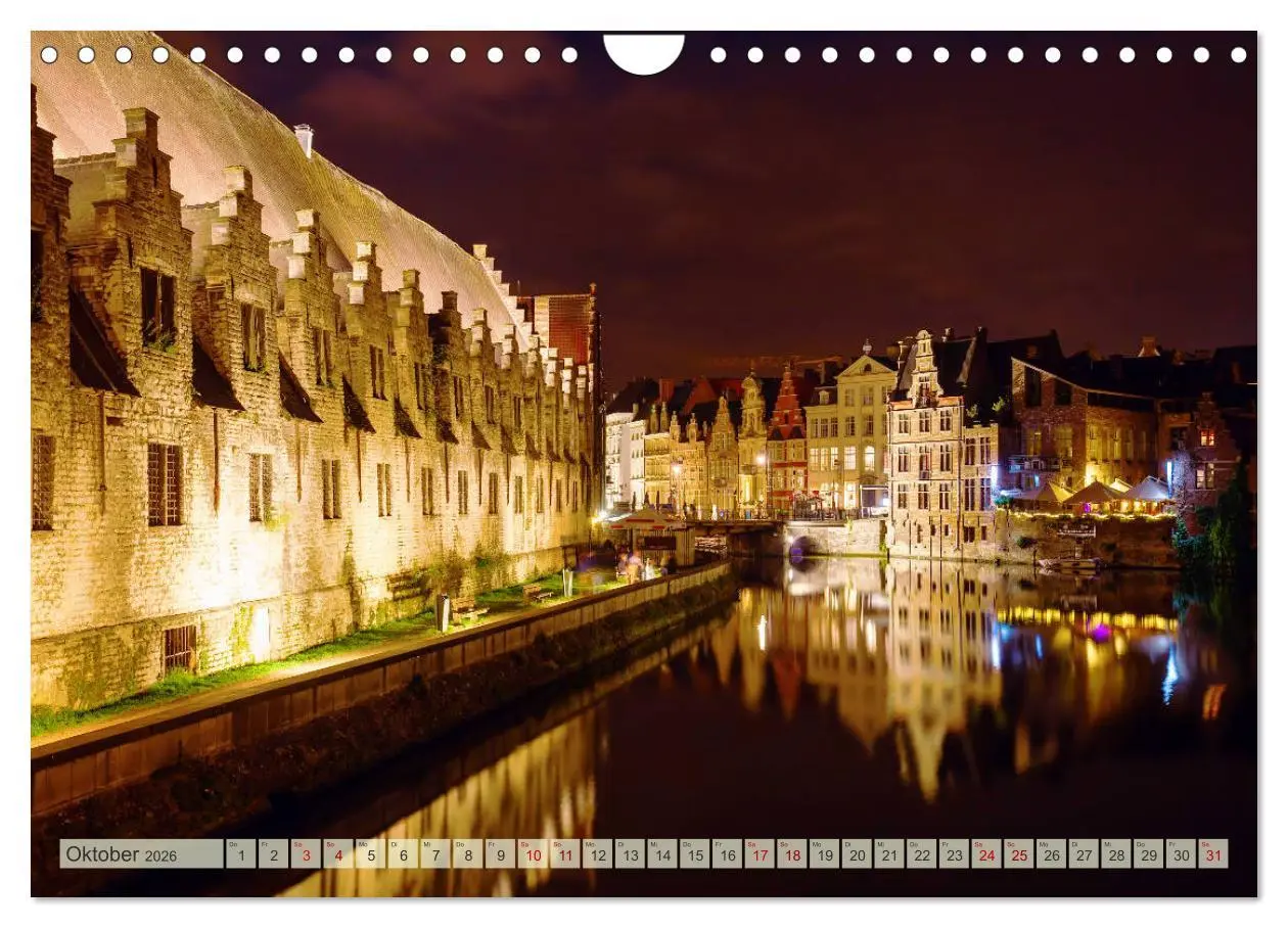 Bild: 9783457856185 | Gent - die geschichtsträchtige Perle in Flandern (Wandkalender 2026...
