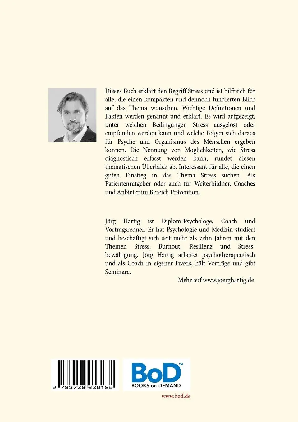 Rückseite: 9783738636185 | Stress | Jörg Hartig | Taschenbuch | 44 S. | Deutsch | 2015