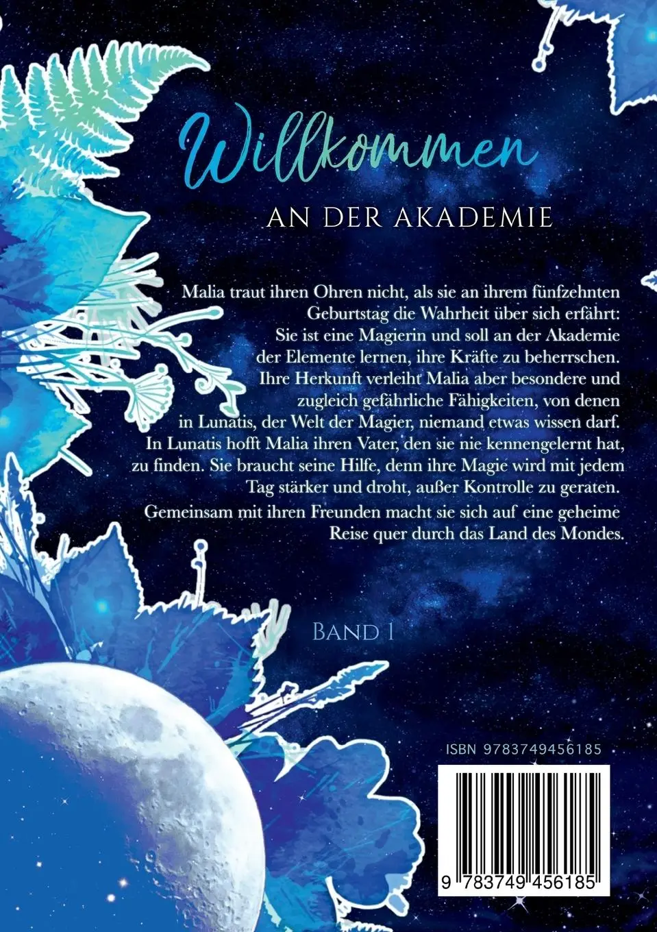 Rückseite: 9783749456185 | Malia - Magie erwacht | Band 1 | Stefanie Friedl | Taschenbuch | 2019