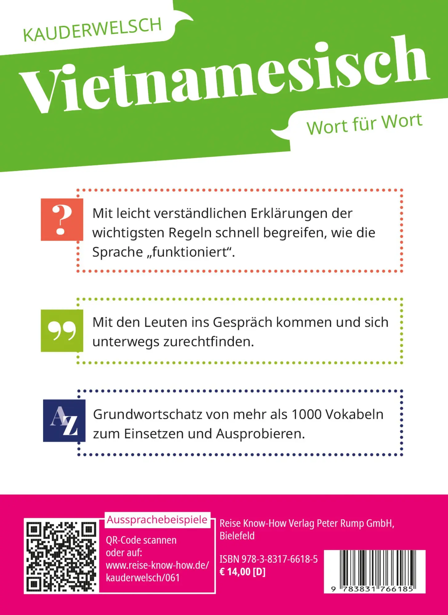 Bild: 9783831766185 | Reise Know-How Sprachführer Vietnamesisch - Wort für Wort | Heyder
