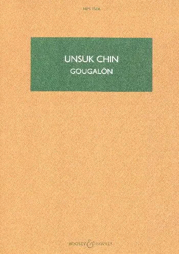 Cover: 9790060126185 | Gougalon | Scenes from a street theatre | Unsuk Chin | Studienpartitur
