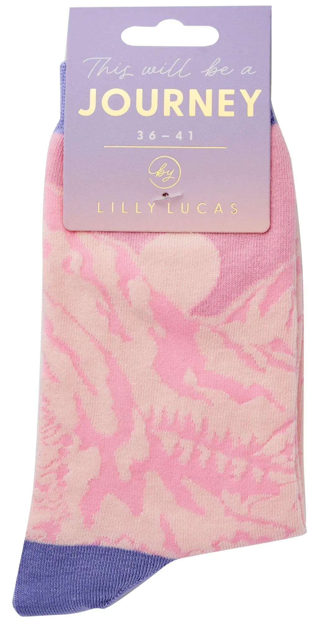 Bild: 4251693906285 | Green Valley Story Socks 'Pink Horizon' | Lilly Lucas | 1 S. | Deutsch