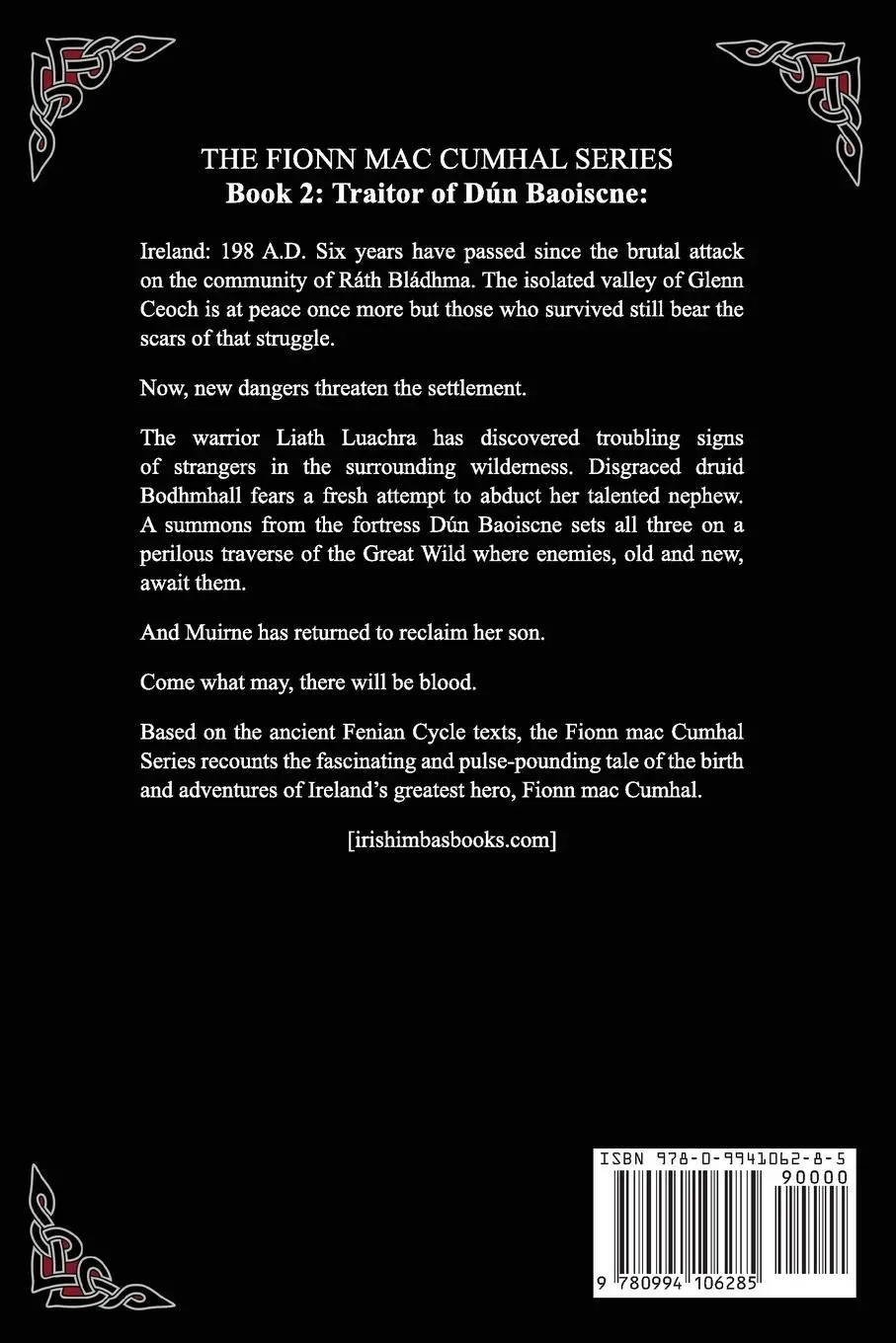 Rückseite: 9780994106285 | Fionn | Traitor of Dun Baoiscne | Brian A O'Sullivan | Taschenbuch