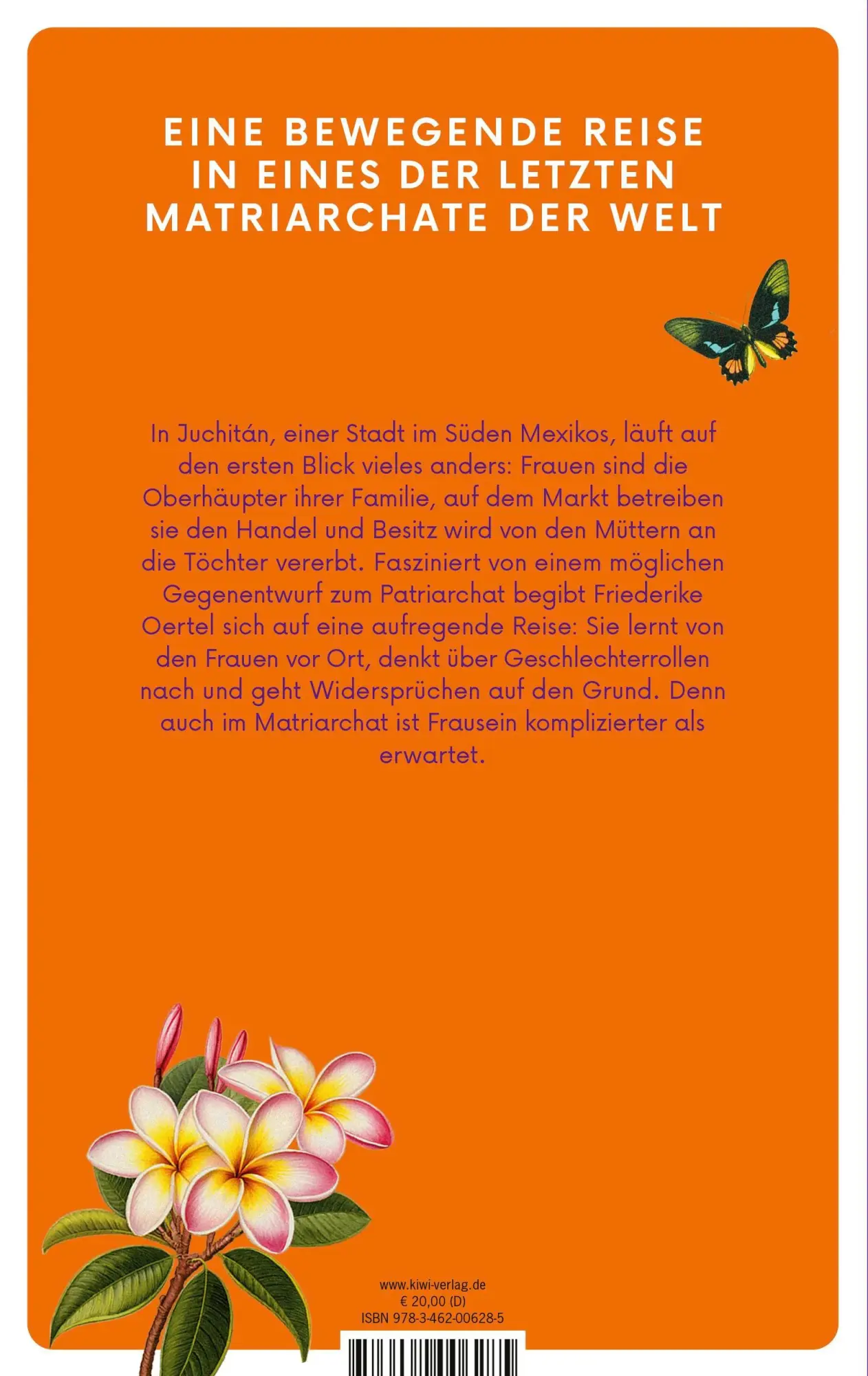 Rückseite: 9783462006285 | Urlaub vom Patriarchat | Friederike Oertel | Taschenbuch | 336 S.