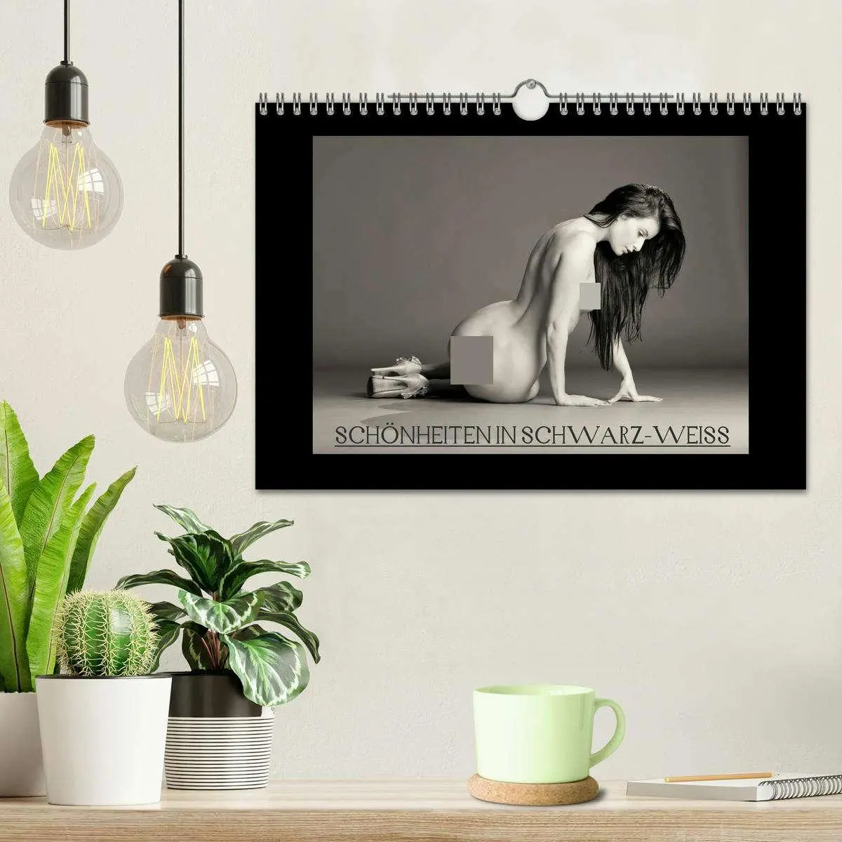 Bild: 9783516176285 | Schönheiten in schwarz-weiss (Wandkalender 2026 DIN A4 quer),...