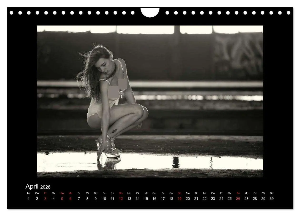 Bild: 9783516176285 | Schönheiten in schwarz-weiss (Wandkalender 2026 DIN A4 quer),...