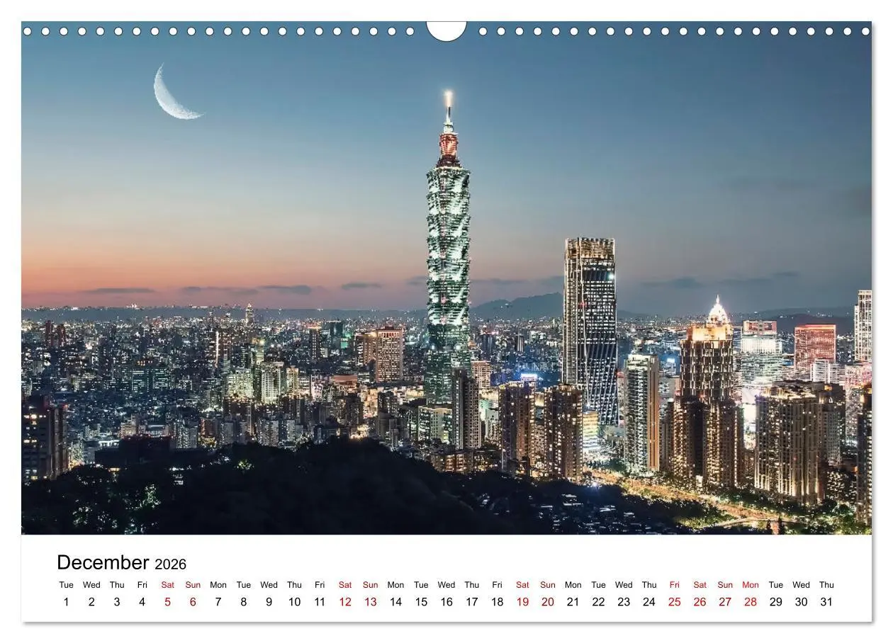 Bild: 9783516556285 | A Journey In Taipei (Wall Calendar 2026 DIN A3 landscape), CALVENDO...