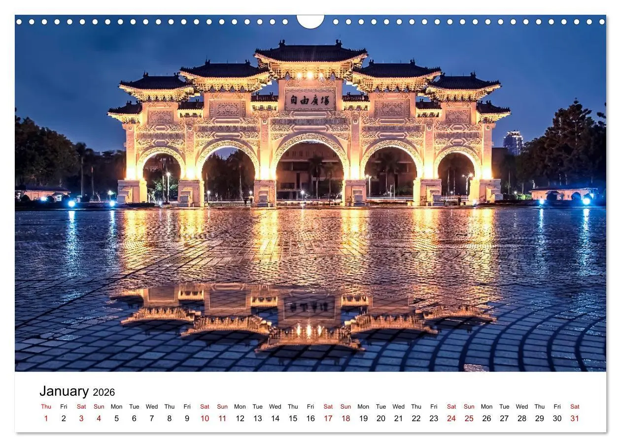 Bild: 9783516556285 | A Journey In Taipei (Wall Calendar 2026 DIN A3 landscape), CALVENDO...