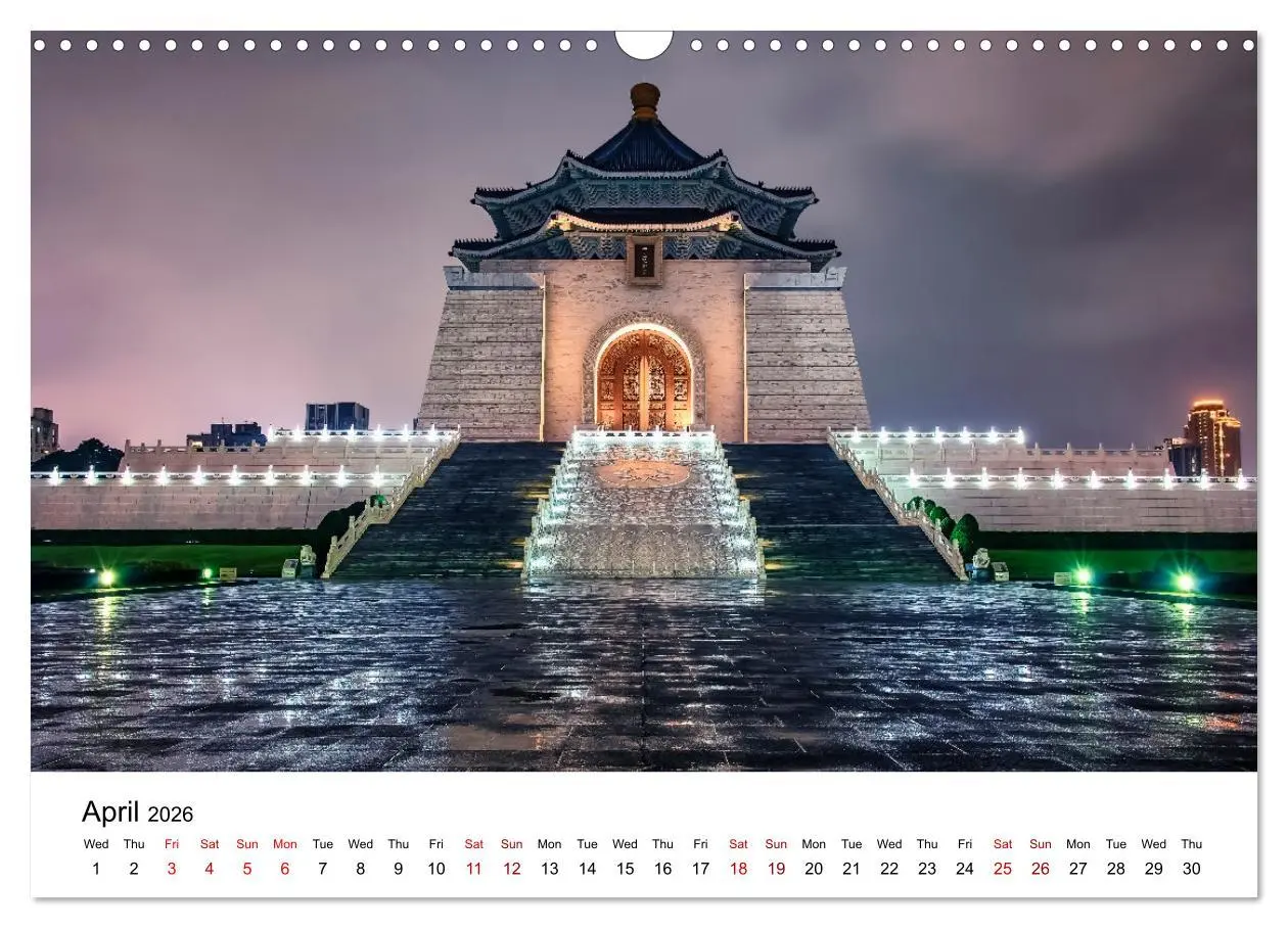 Bild: 9783516556285 | A Journey In Taipei (Wall Calendar 2026 DIN A3 landscape), CALVENDO...
