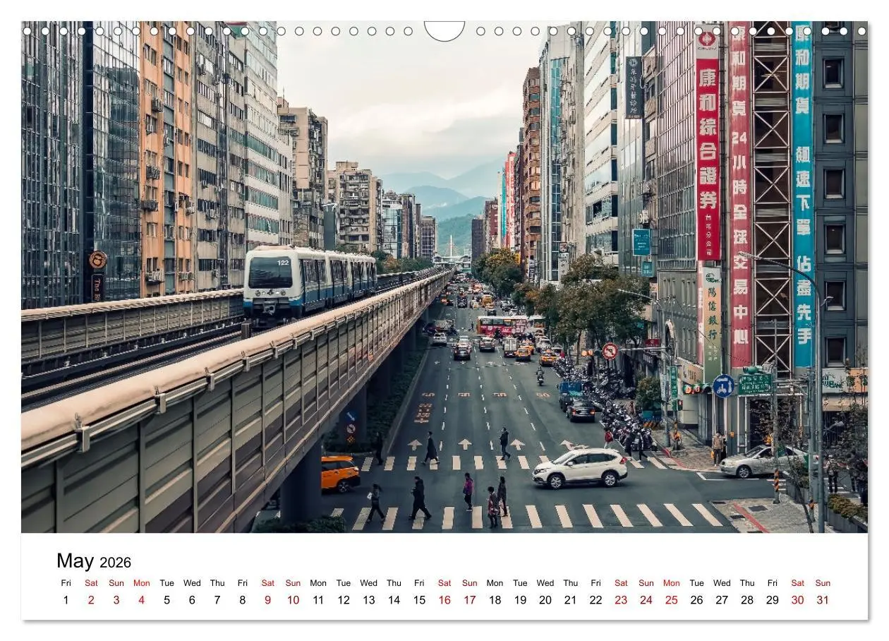 Bild: 9783516556285 | A Journey In Taipei (Wall Calendar 2026 DIN A3 landscape), CALVENDO...