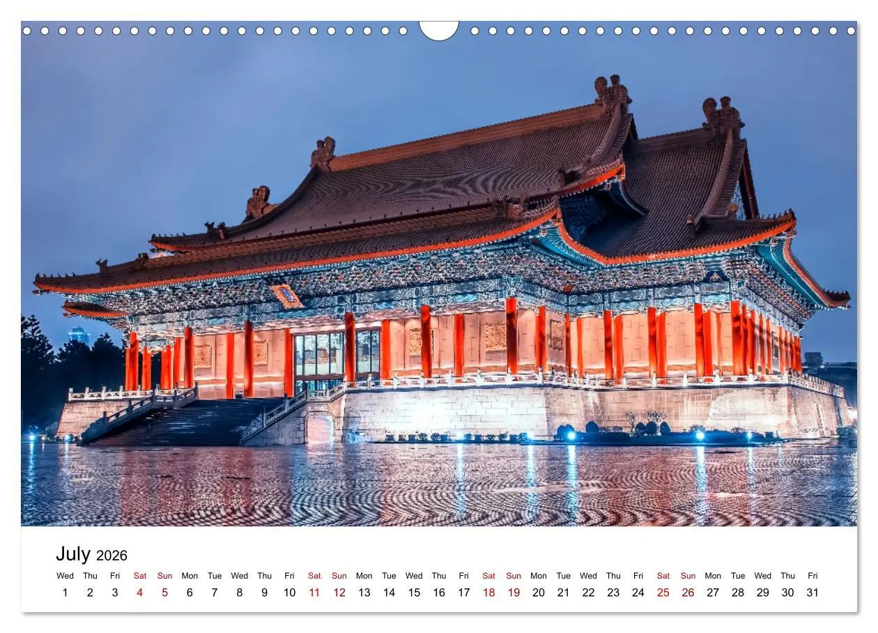 Bild: 9783516556285 | A Journey In Taipei (Wall Calendar 2026 DIN A3 landscape), CALVENDO...