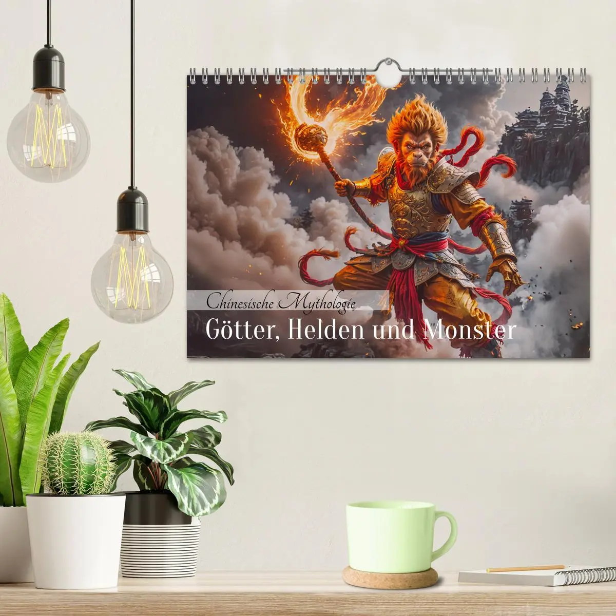 Bild: 9783516626285 | Chinesische Mythologie - Götter, Helden und Monster (Wandkalender...