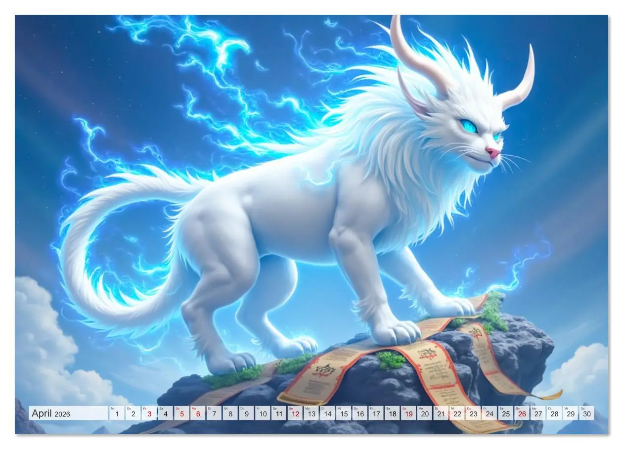 Bild: 9783516626285 | Chinesische Mythologie - Götter, Helden und Monster (Wandkalender...