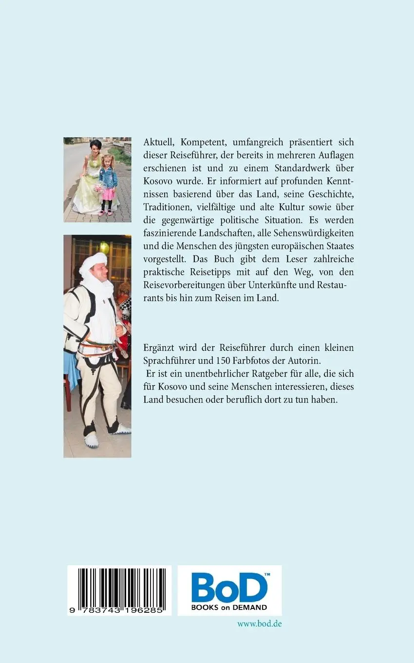 Rückseite: 9783743196285 | Kosovo - Informieren - Reisen - Erinnern | Susanne Dell | Taschenbuch
