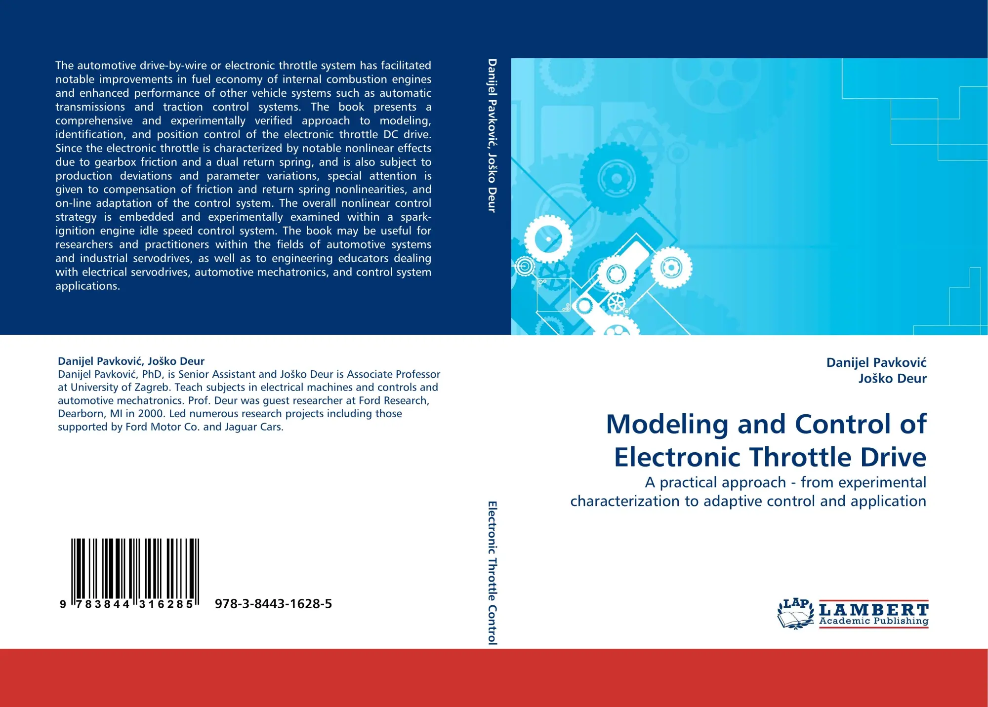 Cover: 9783844316285 | Modeling and Control of Electronic Throttle Drive | Pavkovi¿ (u. a.)