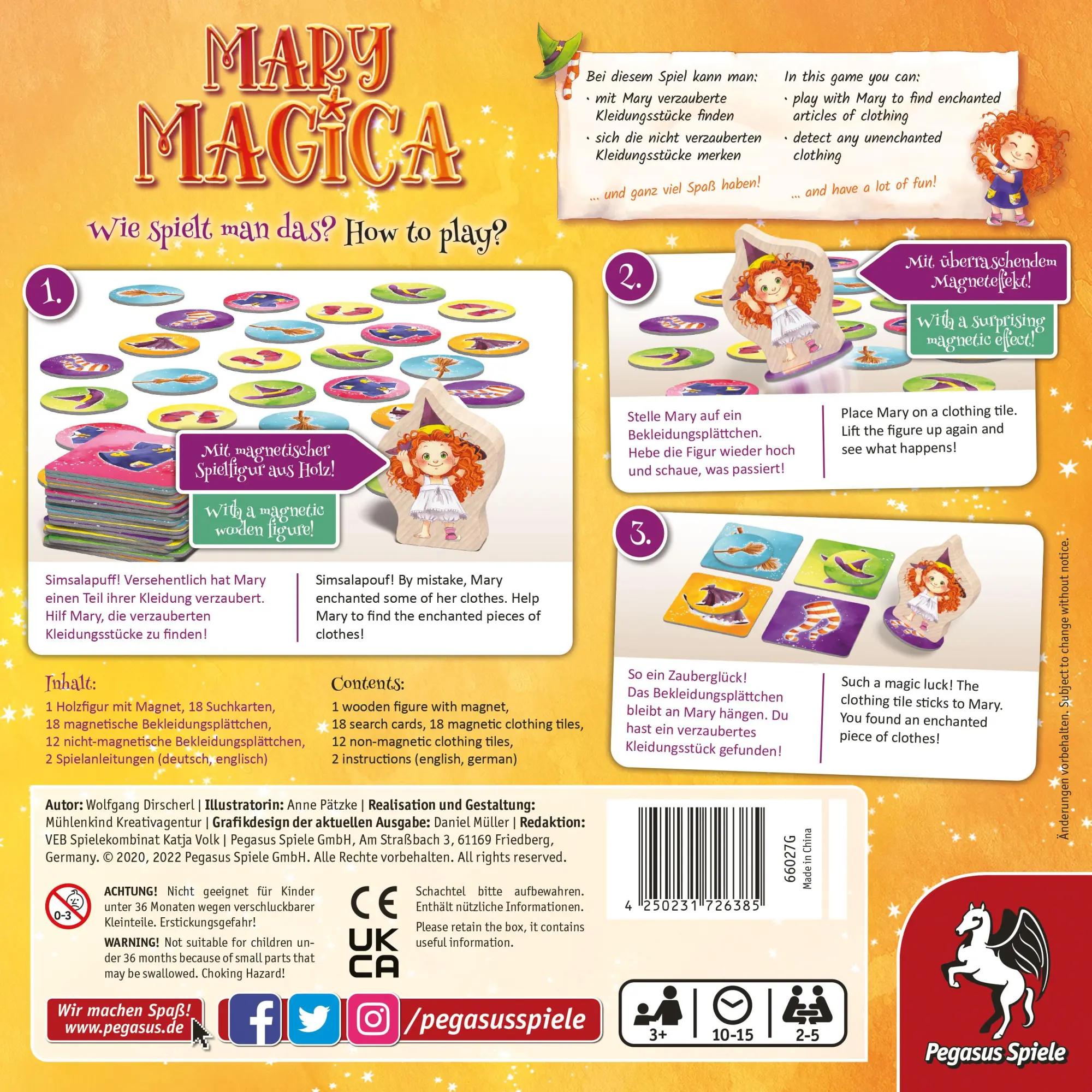 Bild: 4250231726385 | Mary Magica (deutsch/englisch) | Wolfgang Dirscherl | Spiel | 66027G