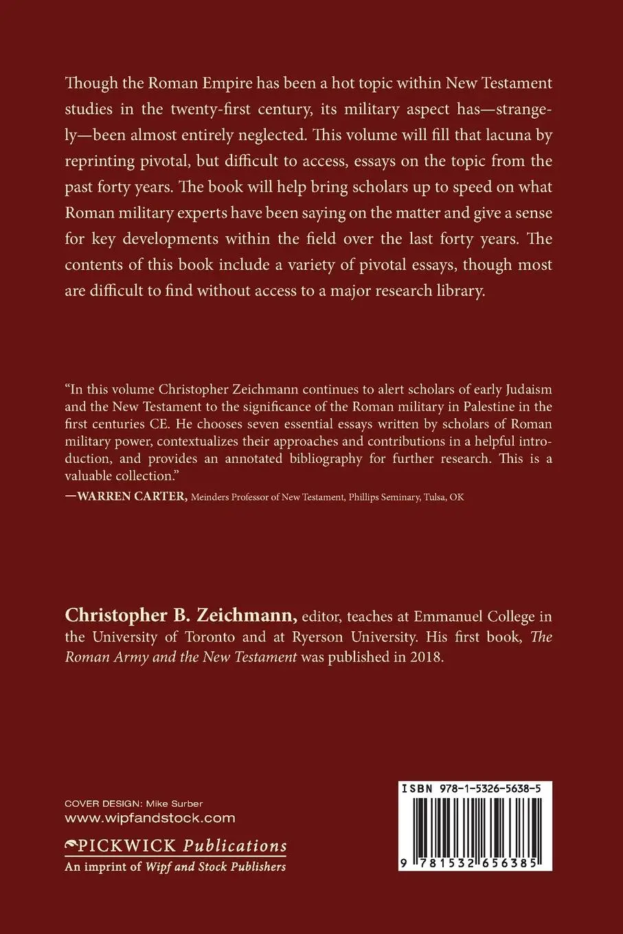 Rückseite: 9781532656385 | Essential Essays for the Study of the Military in First-Century...