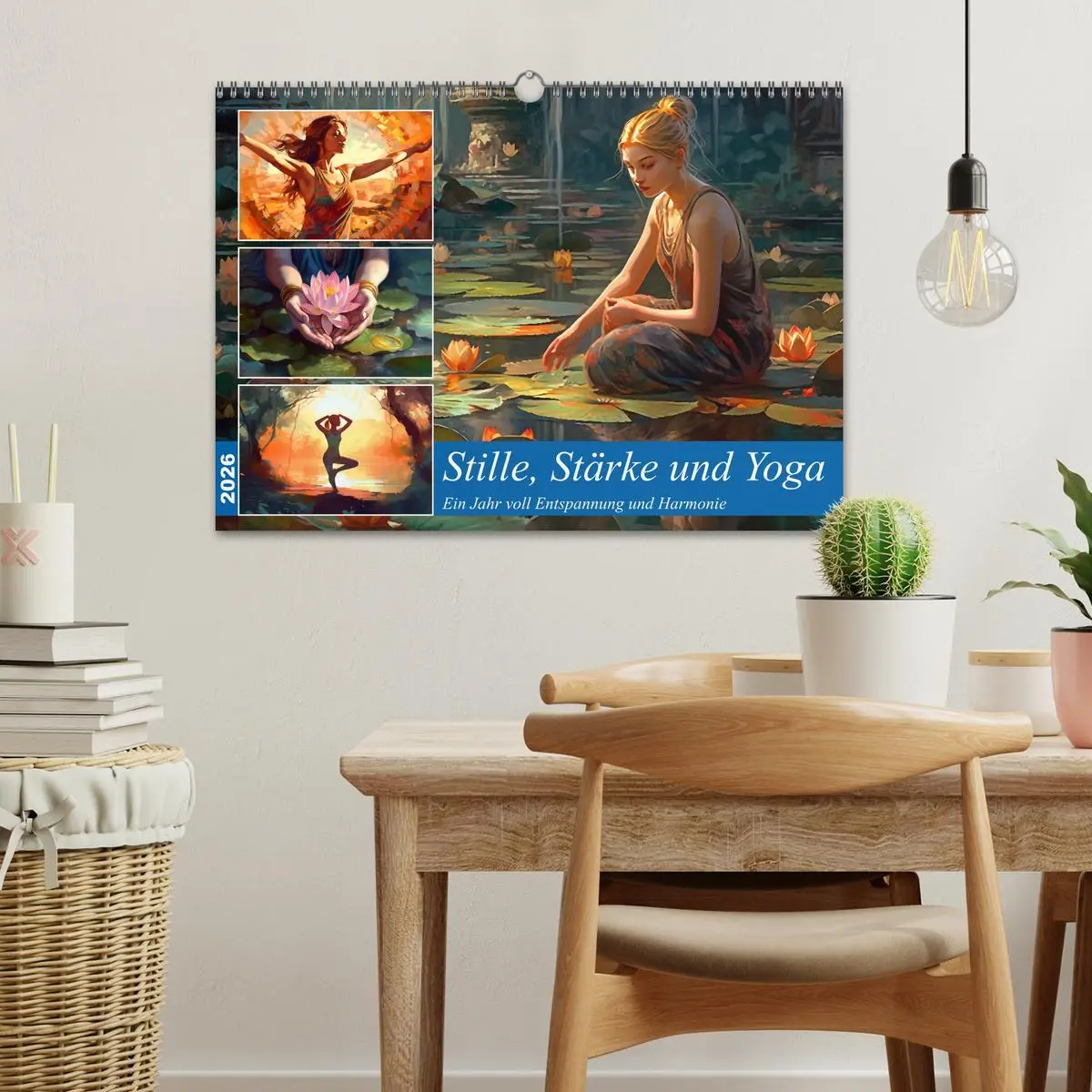 Bild: 9783457526385 | Stille, Stärke und Yoga (Wandkalender 2026 DIN A3 quer), CALVENDO...