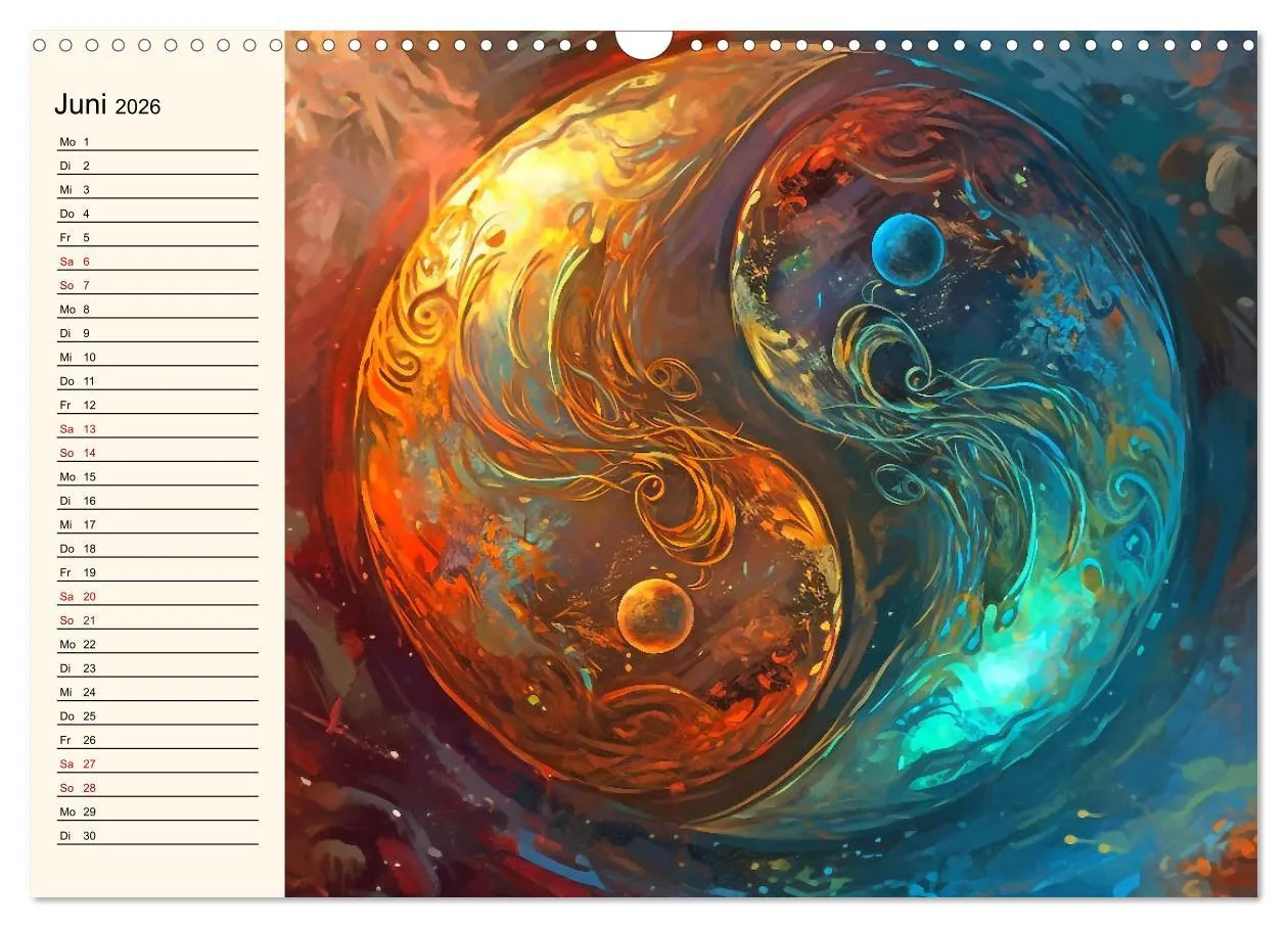 Bild: 9783457526385 | Stille, Stärke und Yoga (Wandkalender 2026 DIN A3 quer), CALVENDO...