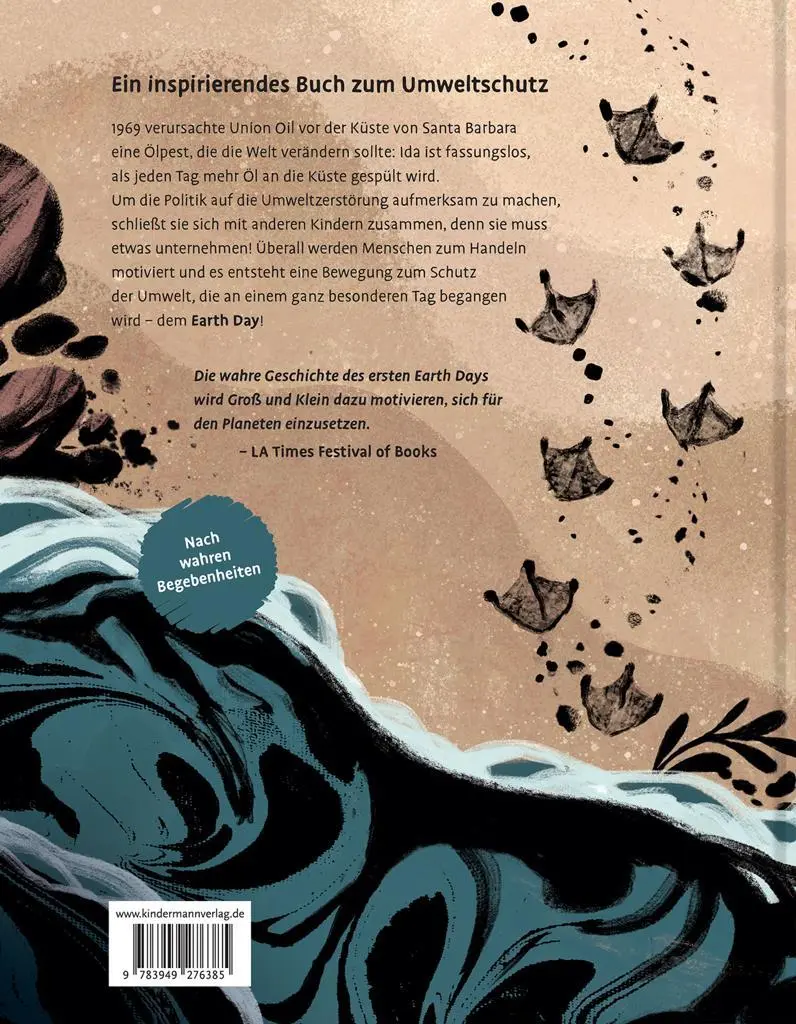 Rückseite: 9783949276385 | Der schwarze Strand | Die Entstehung des Earth Days | Stith (u. a.)