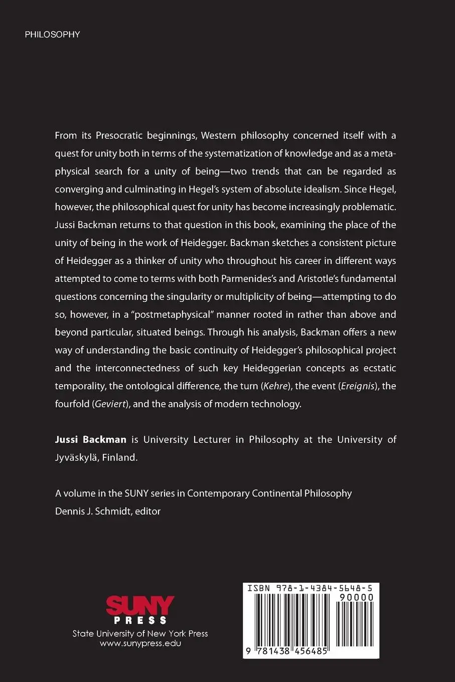 Rückseite: 9781438456485 | Complicated Presence | Jussi Backman | Taschenbuch | Englisch | 2016