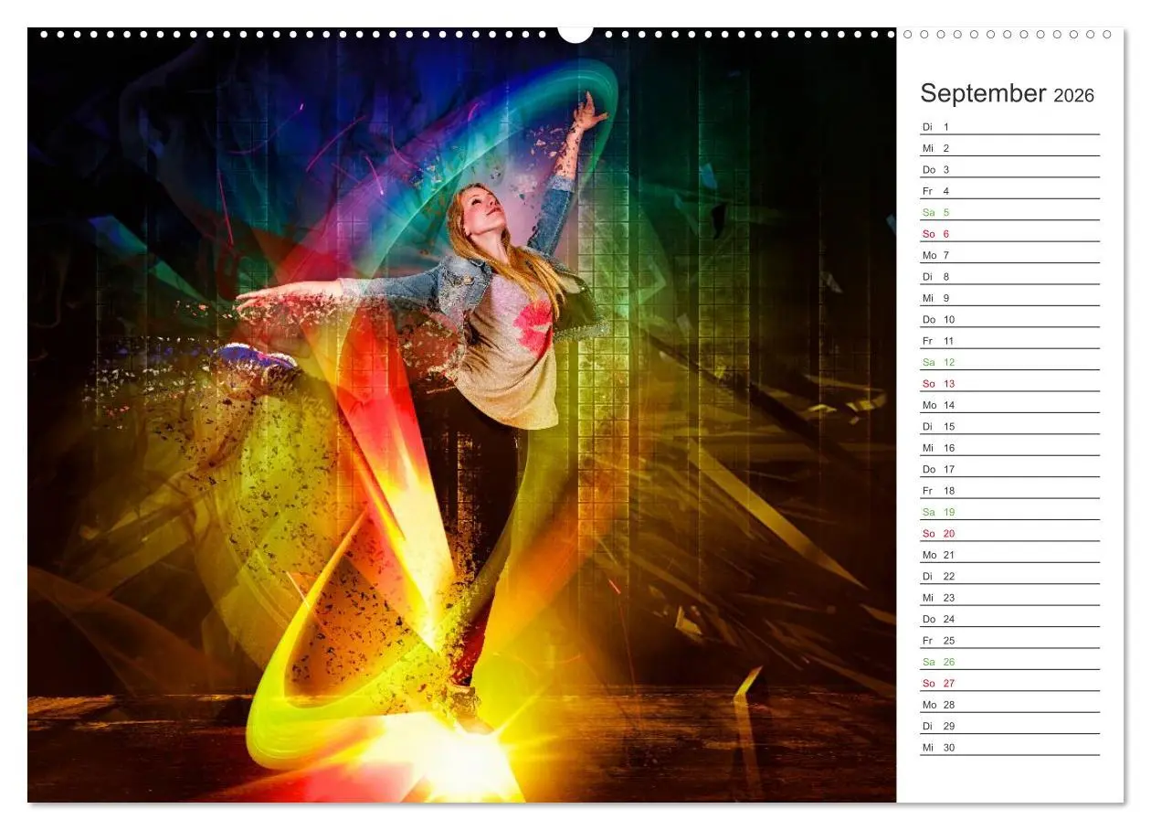 Bild: 9783457996485 | HipHopDance (hochwertiger Premium Wandkalender 2026 DIN A2 quer),...
