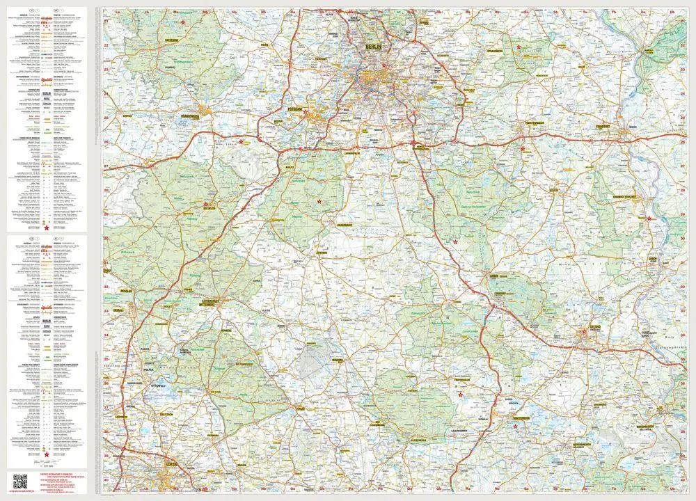 Bild: 9783575016485 | MARCO POLO Reisekarte Deutschland 04 Berlin, Brandenburg 1:225.000