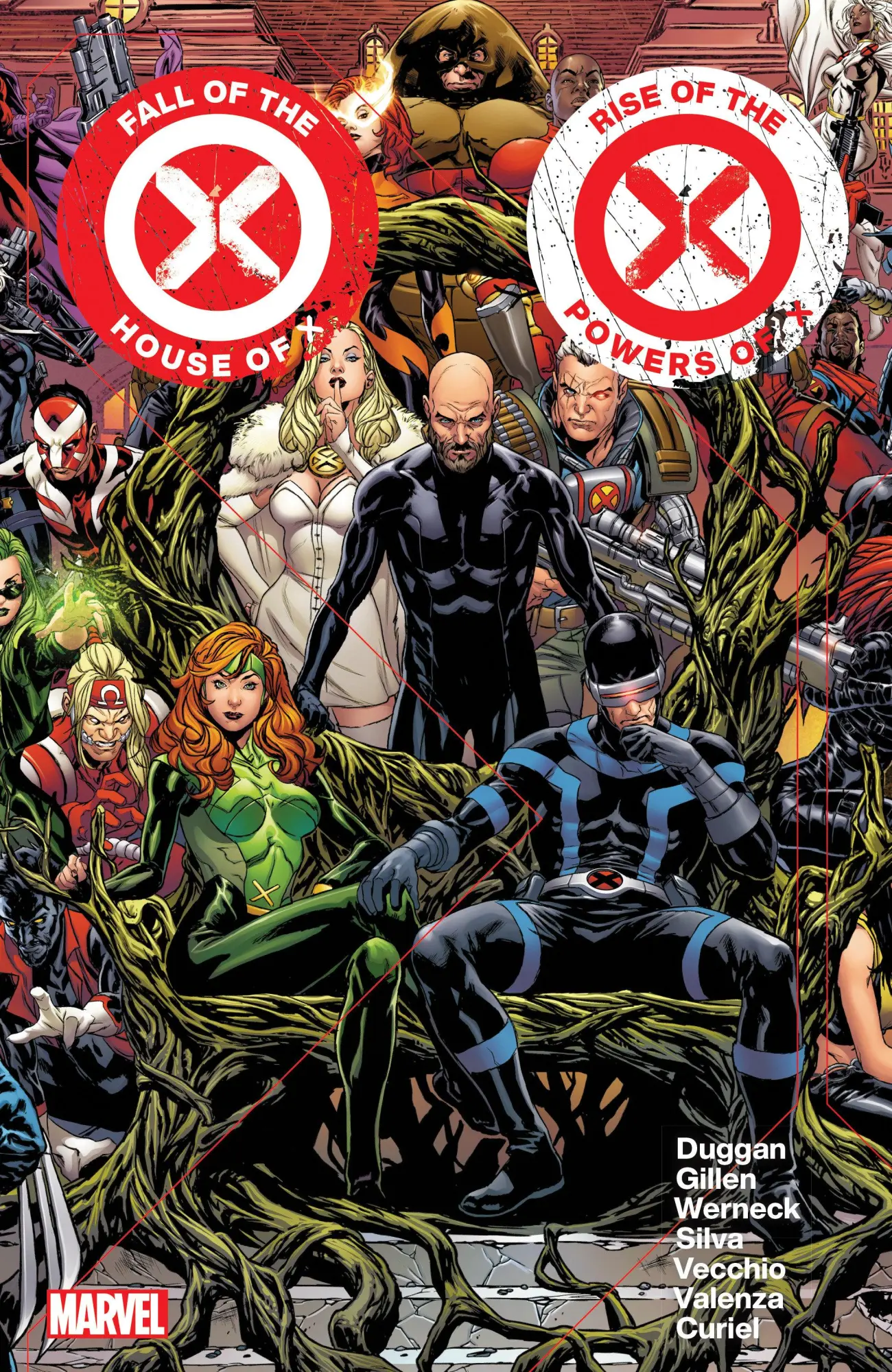 Cover: 9781302956585 | Fall of the House of X/Rise of the Powers of X | Gerry Duggan (u. a.)